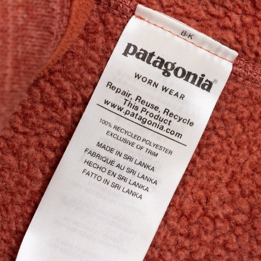 Patagonia Better Sweater 1/4 Zip Pullover Womens L Burnt Orange Polyester Fleece - Picture 7 of 11